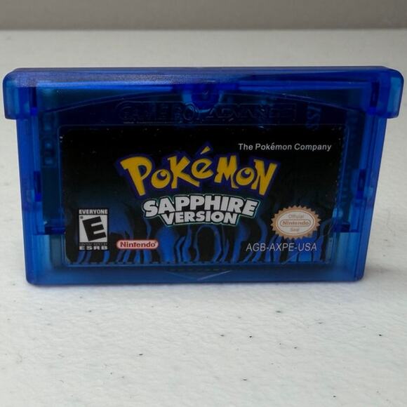 Pokemon: Sapphire Version Authentic Nintendo Game Boy Advance SP Game - Picture 1 of 5